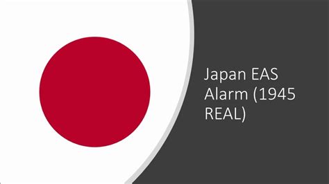 Japan eas alarm 1945. Things To Know About Japan eas alarm 1945. 